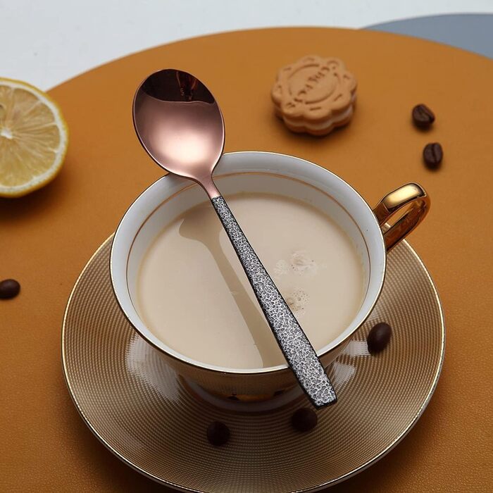 Набір столових приборів з золотистим покриттям та ручками Mars, нержавіюча сталь, 30 предметів для 6 осіб