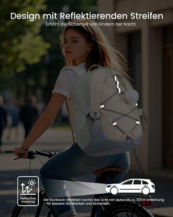 Шкільний рюкзак LOVEVOOK для підлітків, 5 клас, з нагрудним ременем, легкий, для дівчаток, 8+ років, 15.6