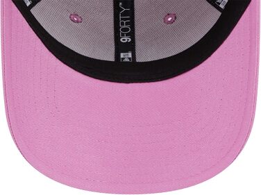 Кепка New Era New York Yankees MLB з металевим логотипом, чорна, 9Forty, регульована, для жінок