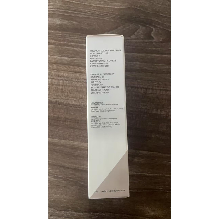 Електричний пристрій для видалення волосся на обличчі для жінок з LED-підсвічуванням, безболісний тример для обличчя, тіла, губ та підборіддя, білий