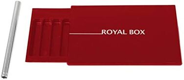 Коробка Royal Box з тюбиками та безкоштовним дозатором для нюхального тютюну, різні варіації, червоний колір
