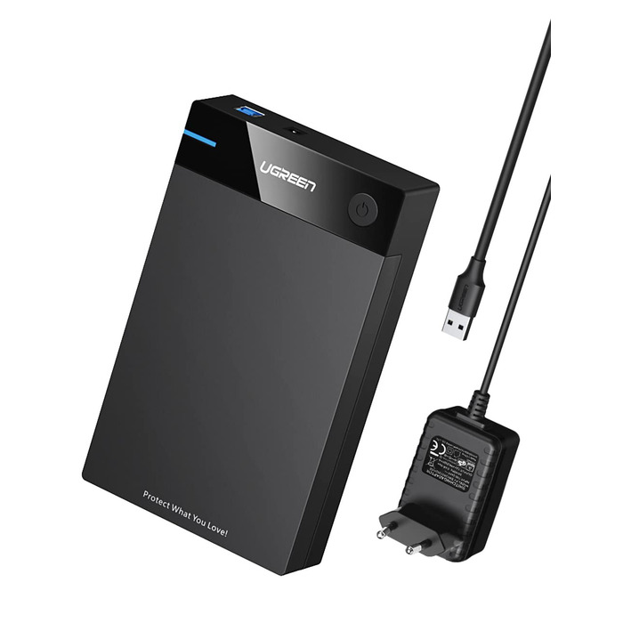Зовнішній корпус для жорсткого диска UGREEN USB 3.0 UASP 3.5 дюйма для HDD/SSD
