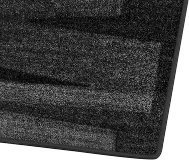 Килимок для підлоги Floordirekt Läufer Veneto, антрацит, 80 x 100 см