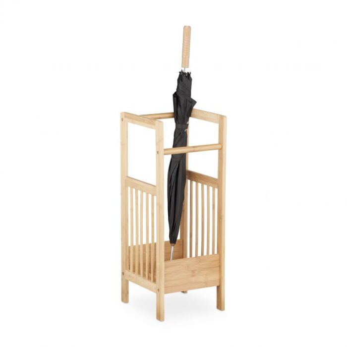 Relaxdays Bamboo Umbrella Stand