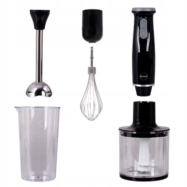 Мультифункціональний занурювальний блендер-подрібнювач, набір-міксер Eldom BL240, чорний