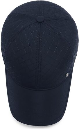 YAMEE Бейсболка чоловіча зимова зі складними навушниками, унісекс, тепла шапка, зимова кепка, осінь/зима, м'яке внутрішнє оздоблення, універсальний розмір (2080/Blau)