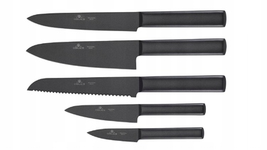 Набір ножів у підставці Gerlach Ambiente Black NK 984, 5 предметів