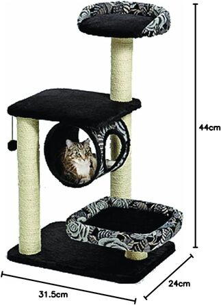 Кігтеточка для котів MidWest Homes Feline Nuvo Grand Forte, 104 см, міцна, з сизалю, для великих і кількох котів