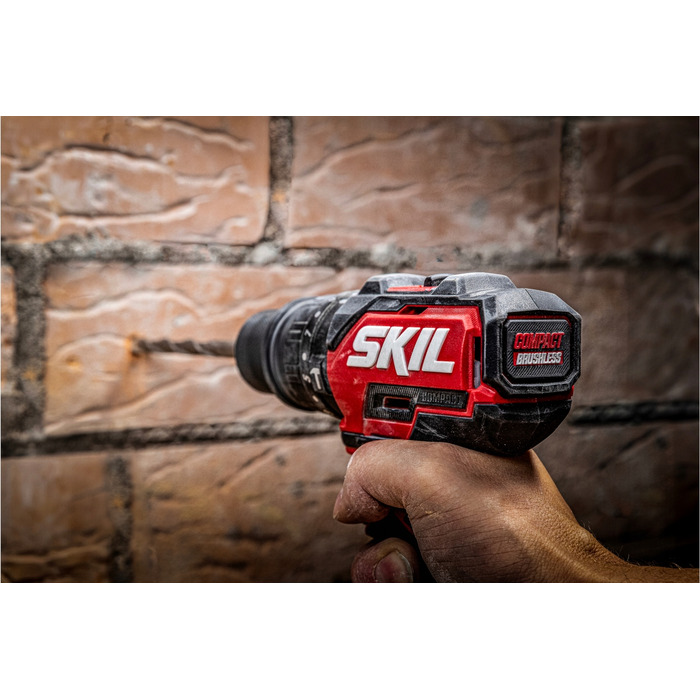 Акумуляторний шурупокрут Skil 20V 3066 (60Нм), 2 акумулятори по 2.0Аг, набір оснащення, кейс