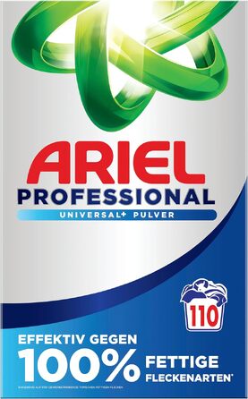 Універсальний пральний порошок Ariel Professional Fresh для професійного використання, проти жирних плям, 6.01 кг