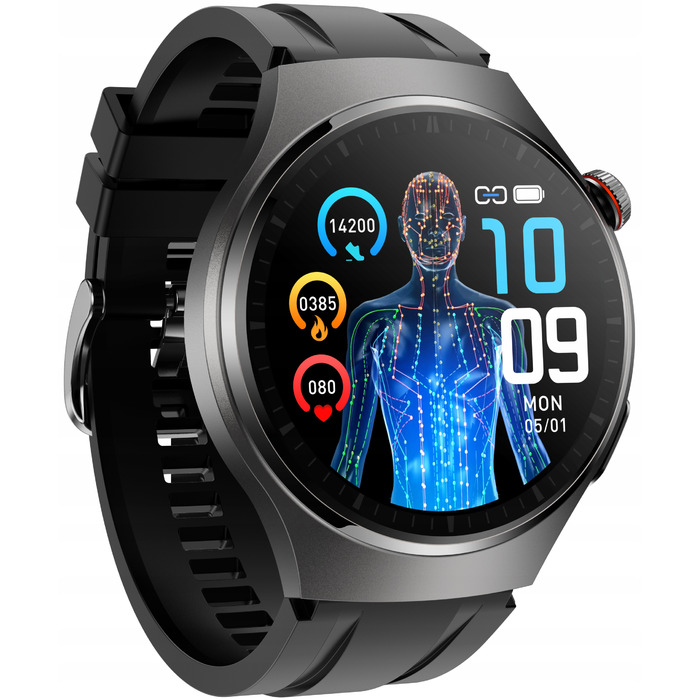 Смарт-годинник Bartomtime Kardiowatch MTech2 з AMOLED-дисплеєм, багатоколірний