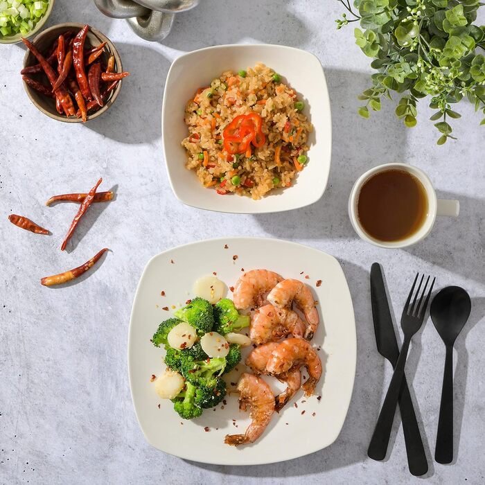 Набір посуду Gibson Home Amelia Court, 12 предметів, для 4 осіб, білий порцелан