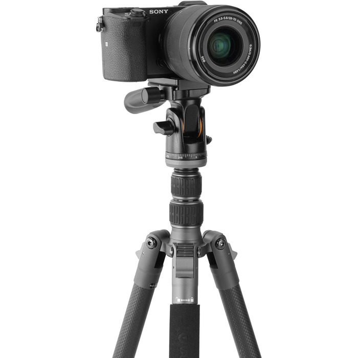 Карбоновий дорожній штатив Vanguard Veo 3GO 204AB з 2-осьовою головкою, діаметр 23мм