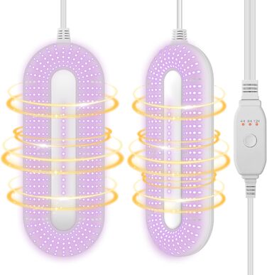Електричний сушильник для взуття NZQXJXZ з таймером, швидкий сушильник для рукавичок та черевиків, видаляє запахи та антибактеріальний (EU-штекер)