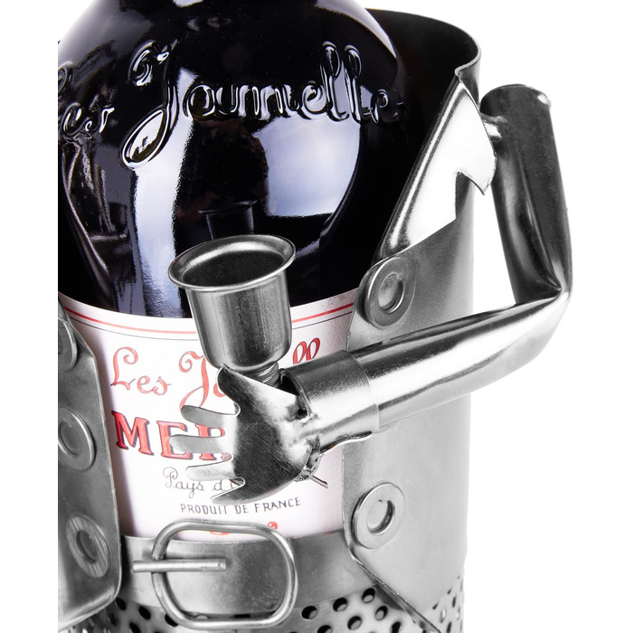 BRUBAKER Wine Holder Wedding Couple Metal Sculpture Gift with Gift Card