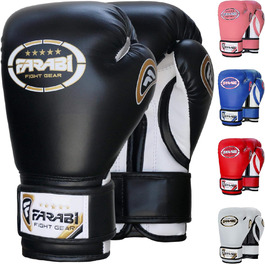 Дитячі боксерські рукавички Farabi Sports 6oz/8oz для боксу, MMA, муай-тай, кікбоксингу та спарингу
