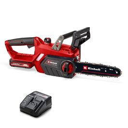 Акумуляторна ланцюгова пила Einhell GE-LC 18/25 Li-Solo Power X-Change (18 В, довжина шини 23 см, з АКБ 3.0 Аг та зарядним пристроєм)