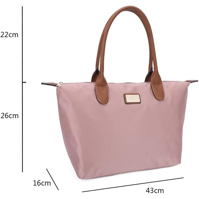 Сумка жіноча Gallantry Paris Shopper D.pink - Екошкіра, велика шопер сумка на плече
