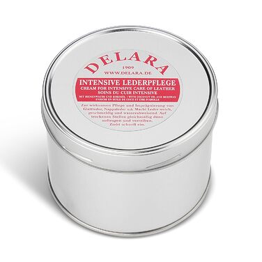DELARA Intensive Leather Care, colorless, 500 ml - Effectively impregnates and protects leather. New formula with high-quality coconut oil and beeswax - Made in Germany