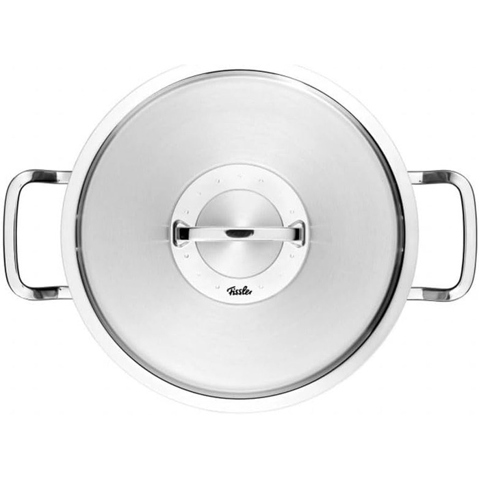 Каструля Fissler Original-Profi Collection, 2.1 л, 16 см, нержавіюча сталь, з металевою кришкою, внутрішня шкала, для індукції, Німеччина