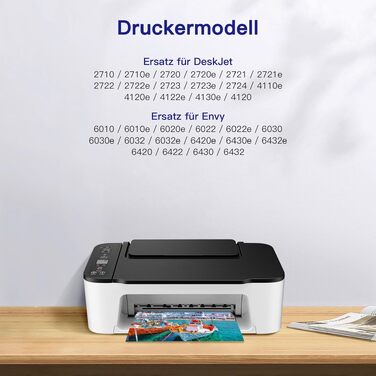 Комплект картриджів VVQV 305 XL (чорний та кольоровий) для принтерів HP DeskJet 2700, 2800, 4100, 4200 та HP Envy 6000, 6400 (2 шт.)