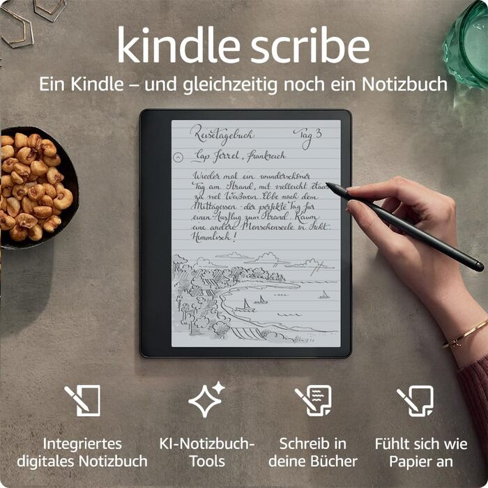Kindle Scribe (2022) 16 GB: електронна книга та цифровий блокнот з Paperwhite екраном 10.2