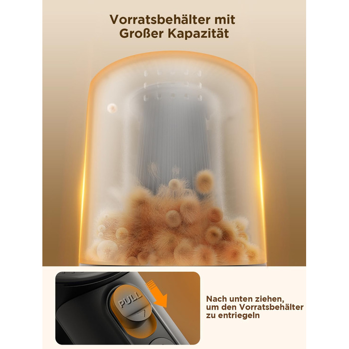 Електричний видальник ворсу 2-в-1 з трьома швидкостями для всіх тканин, з цифровим дисплеєм, 3 леза, USB-C кабель (білий/чорний)