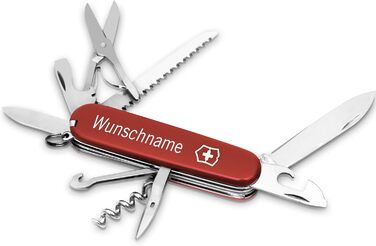 Швейцарський ніж Victorinox Huntsman з гравіюванням | Подарунок для чоловіків | Ювілей | 15 функцій