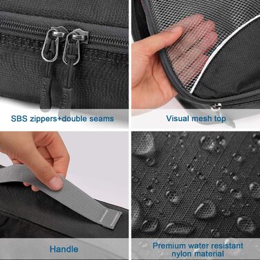 Органайзери для валізи G4Free, набір 6 шт (S+2M+2L+XL) - чорний, білий, сірий