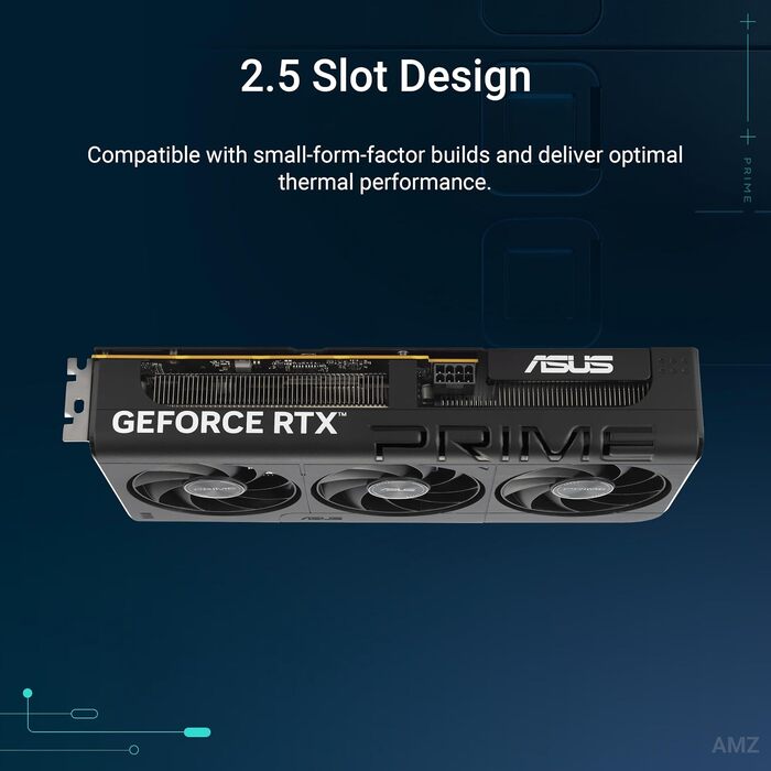Ігрова відеокарта ASUS Prime GeForce RTX 5060 OC Edition 8GB GDDR7, чорна