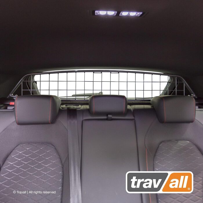 Сітка-перегородка Travall для SEAT Leon (2020-): автомобільна сітка для собак, захист багажника, міцний сталевий захист