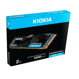 SSD KIOXIA Exceria Plus G3 2TB NVMe PCIe Gen4 – Швидкий внутрішній накопичувач, 5000 МБ/с (чтение), 3900 МБ/с (запись)