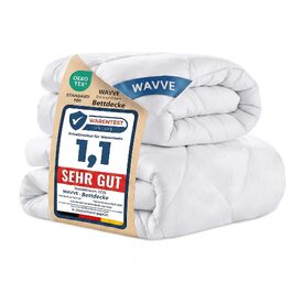Комплект ковдр WAVVE 135x200 см, всесезонна мікрофібра (зимова 450г/м², літня 150г/м² та цілорічна 300г/м²), біла стібана ковдра