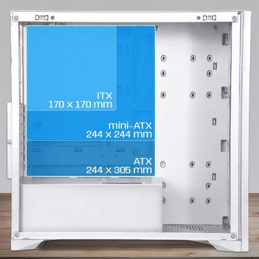 Корпус ПК NEWWAY NW1 з дерева, Mid-Tower, ATX/Micro-ATX/ITX, USB Type-C, 3 x 140 мм PWM вентилятори, скляна бічна панель