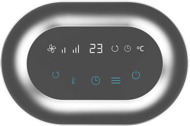 Обігрівач настільний Cecotec ReadyWarm 1550 Max Ceramic Rotate - 1500 Вт, обертання, регулювання температури, 3 режими, білий