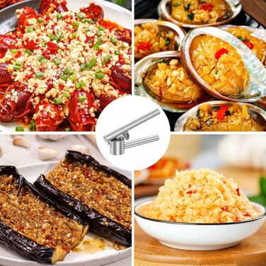 Прес для часнику з нержавіючої сталі - практичний кухонний помічник, міцний та стабільний