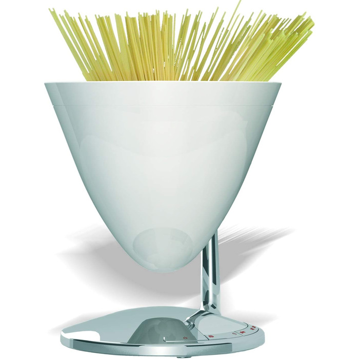 Кухонні ваги Bugatti Uma з таймером та електронним дисплеєм, 3 кг, білий колір