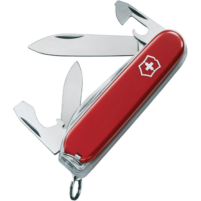 Мультитул Victorinox Recruit: Швейцарський ніж з 10 функціями, ніж, відкривачка для консервів, викрутка 3 мм