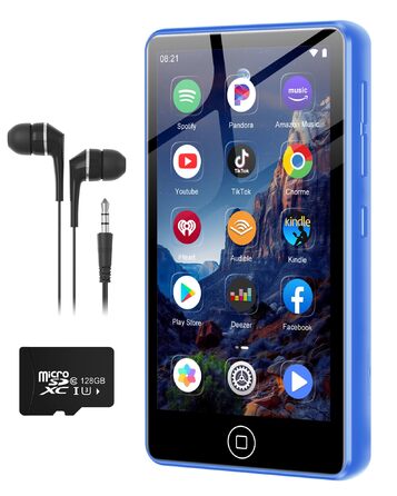 MP3 плеєр AGXOV з Bluetooth та WiFi, Android 4.02