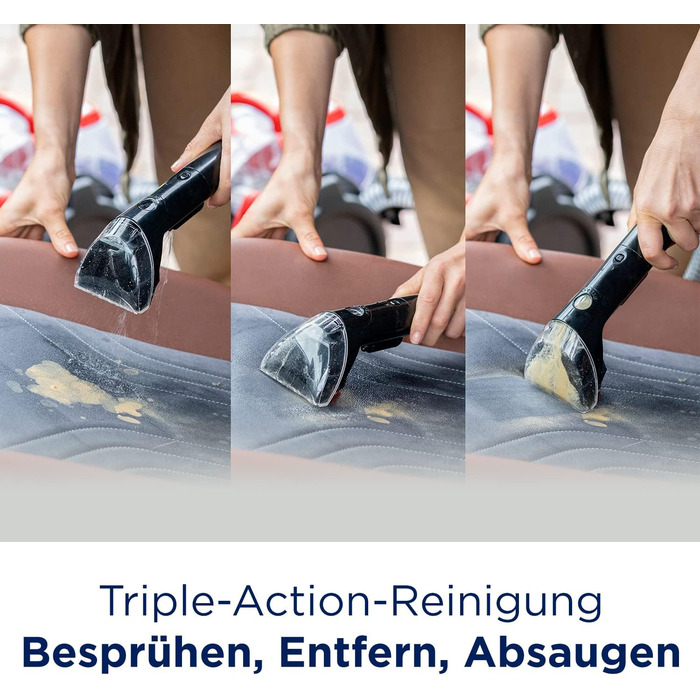 Портативний мийник для килимів, меблів та авто BISSELL MultiClean Spot&Stain 4720 M | З формулою та аксесуарами