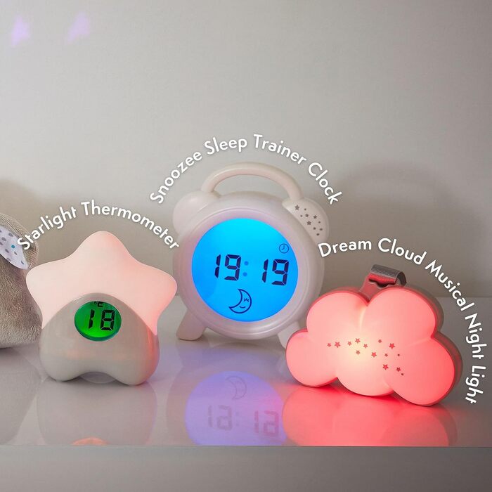 Purflo Starlight Color-Changing Baby Room Thermometer, USB Rechargeable, Digital Temperature Monitor for Indoor and Children's Rooms, one of your baby essentials.