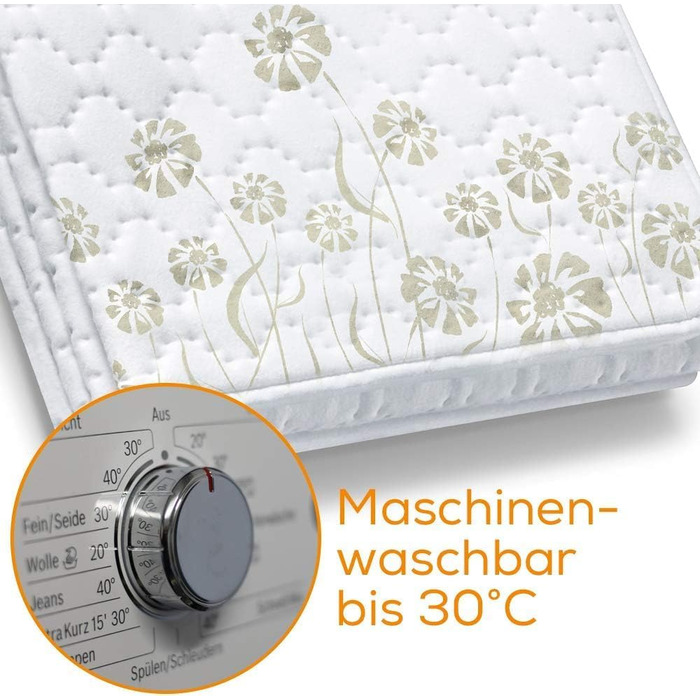 Електрична грілка Beurer UB 74 з автовимкненням та захистом від перегріву, 200x100 см, 3 температурні режими, пральна, 2 зони обігріву