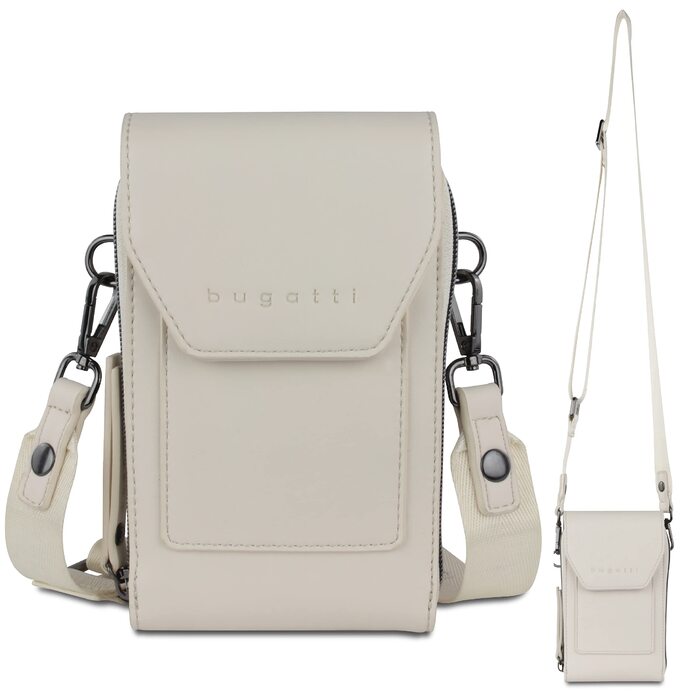 Сумка Bugatti Almata на плече з відділенням для смартфона, кросбоді для жінок, бежевого кольору