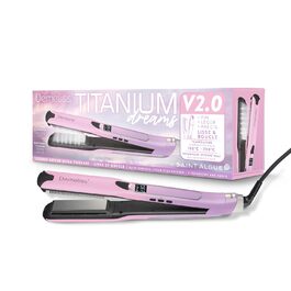 Випрямляч для волосся DEMELISS Titanium V2.0 Dreams Edition SAINT ALGUE - тривале випрямлення, рожевий