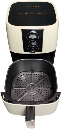 Аерофритюрниця Air Fryer XXL 5.2 л, 1500 Вт — Безмасляна фритюрниця з великою чашею та 5 програмами