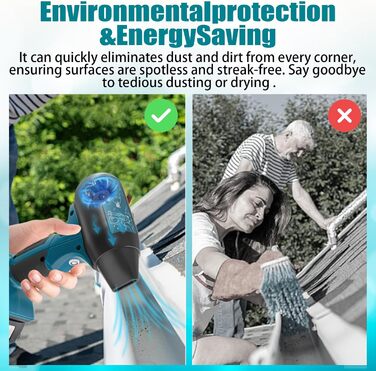 Mini Blower Jet Fan Compatible with Makita 18v Battery, 130000 RPM Cordless Air Duster with 4-Stage Control for Car Dust Cleaning, Outdoor BBQ Leaf Cleaning, Sofa & Pet Hair Cleaning
