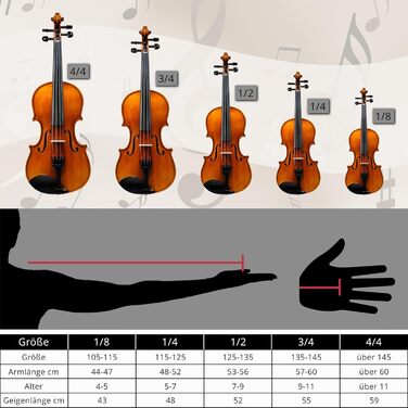Скрипка Cantabile Brioso 4/4 – повний набір для студентів (дерев'яний корпус, кoffer, стійка, струна)