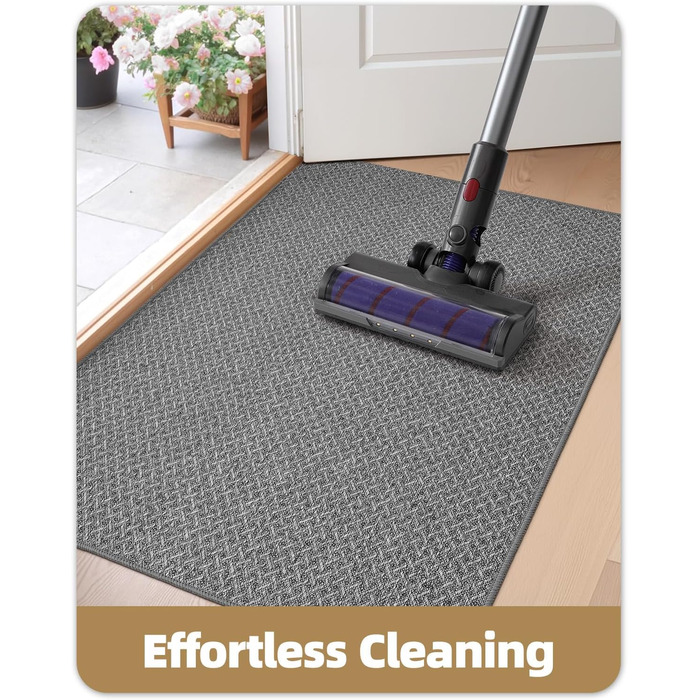 Тонкий килимок для входу COLOR&GEOMETRY: протиковзний грязезахисний килим у передпокій для дому