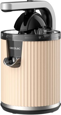 Електрична соковитискачка для цитрусових Cecotec Xqueeze RetroJuice 600 Green - 600 Вт, нержавіючий фільтр, захист від бризок