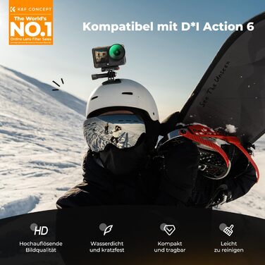 Набір фільтрів K&F Concept ND для DJI Osmo Action 6: ND8, ND16, ND32, ND64 (з покриттям UV)